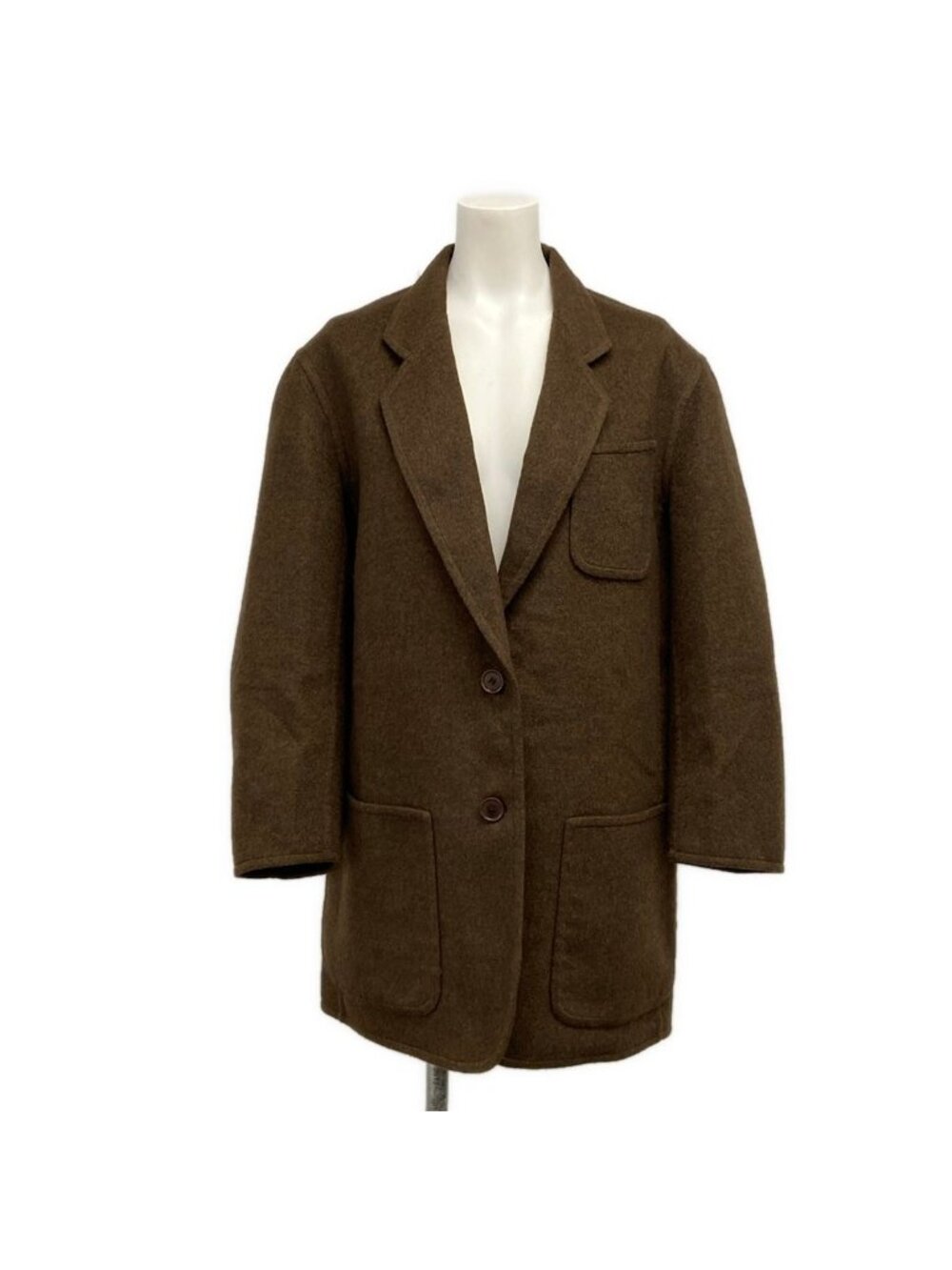 Hermes Jacket M Martin Margiela Era Khaki Cashmere Coat
